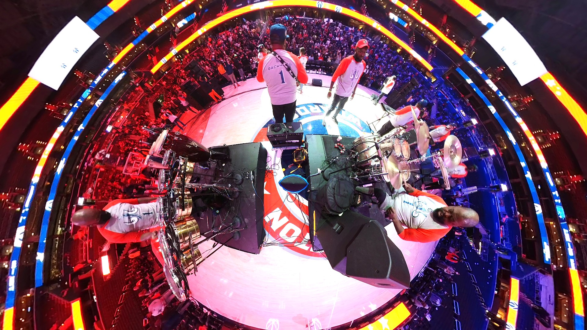 Backyard Band performing live at Capital One Arena